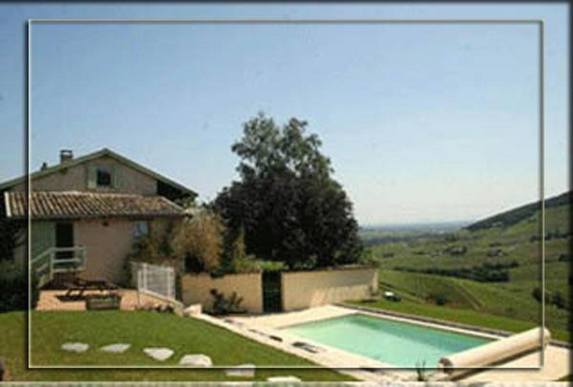 Bed and Breakfast La Croix De Saburin Quincié-en-Beaujolais Exterior foto