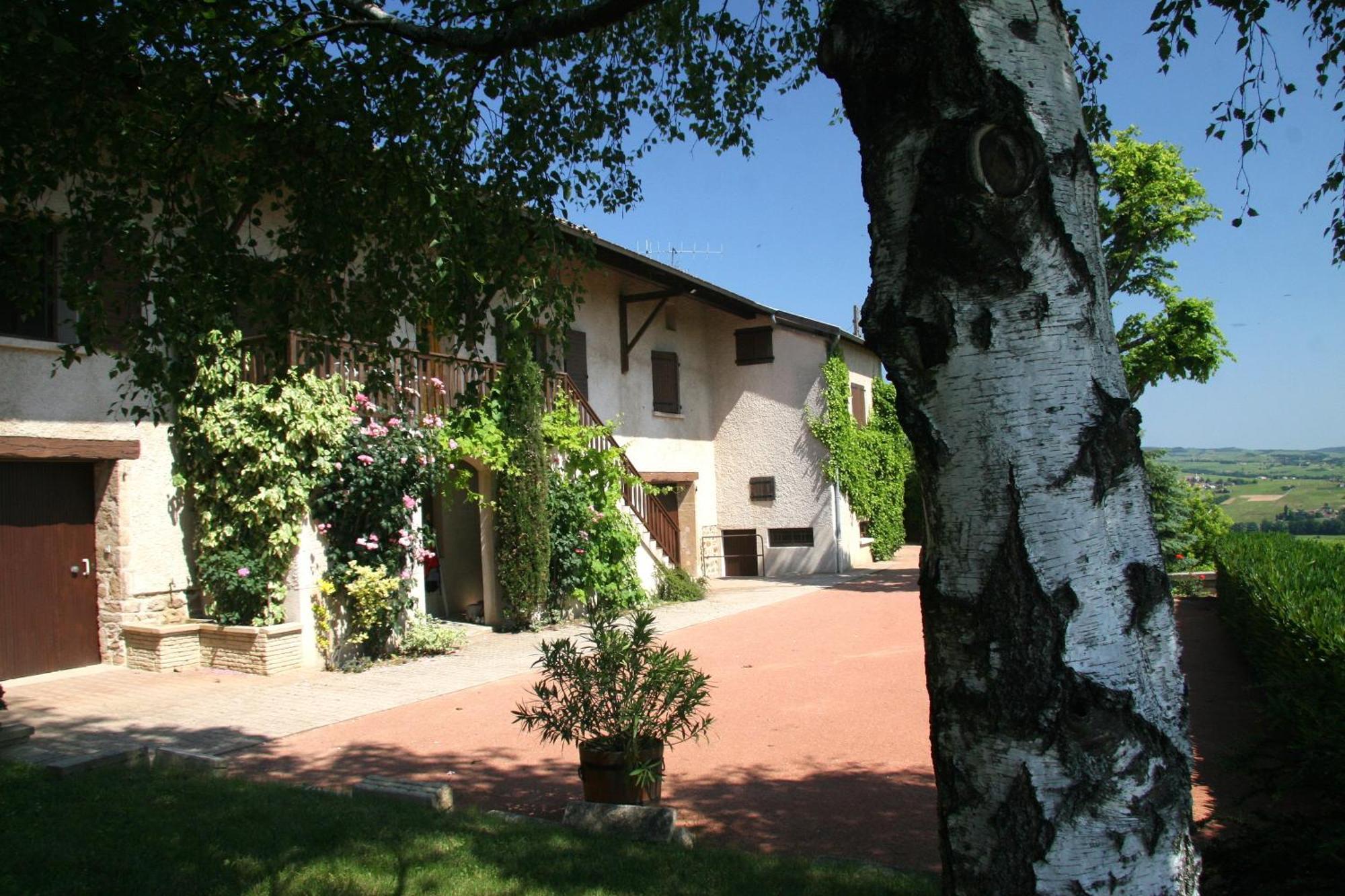 Bed and Breakfast La Croix De Saburin Quincié-en-Beaujolais Exterior foto